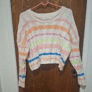 Striped Knit Sweater